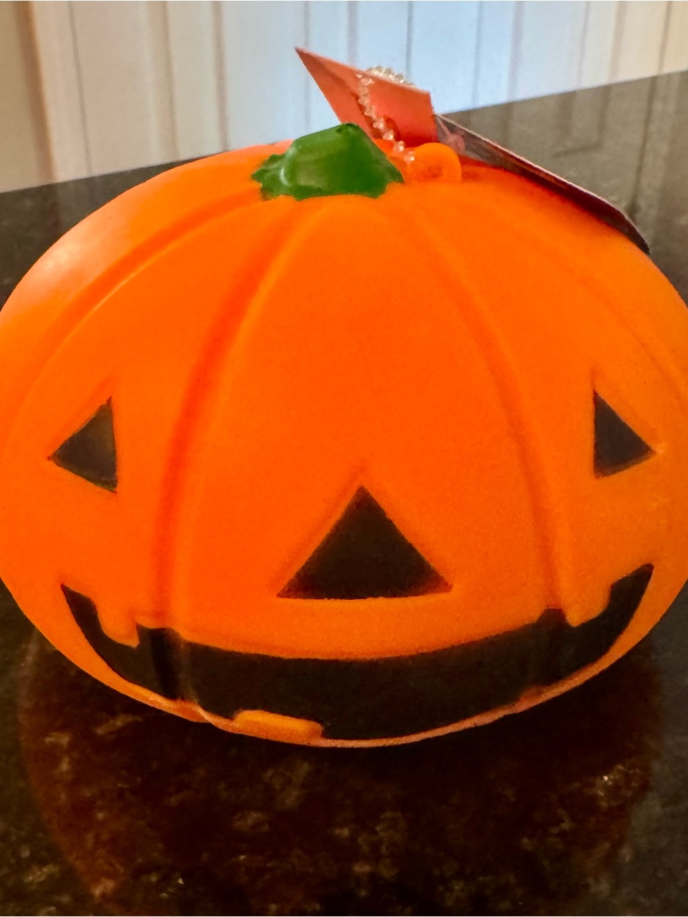 Jumbo Halloween Pumpkin With Face Squishy